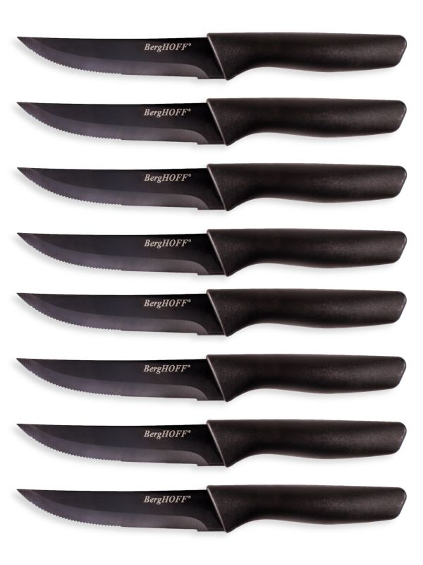 Berghoff 8-Piece Steel Serrated Steak Knife Set